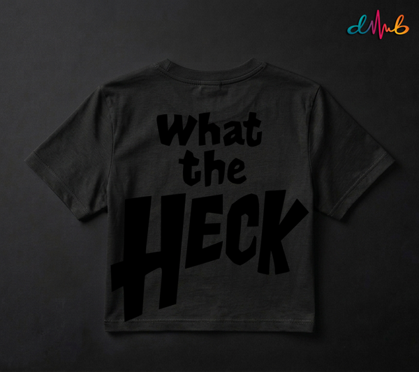What The Heck Oversized Printed T-Shirt – Premium Streetwear by Dhaaga Beats