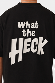 What The Heck Oversized Printed T-Shirt – Premium Streetwear by Dhaaga Beats