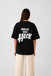 What The Heck Oversized Printed T-Shirt – Premium Streetwear by Dhaaga Beats