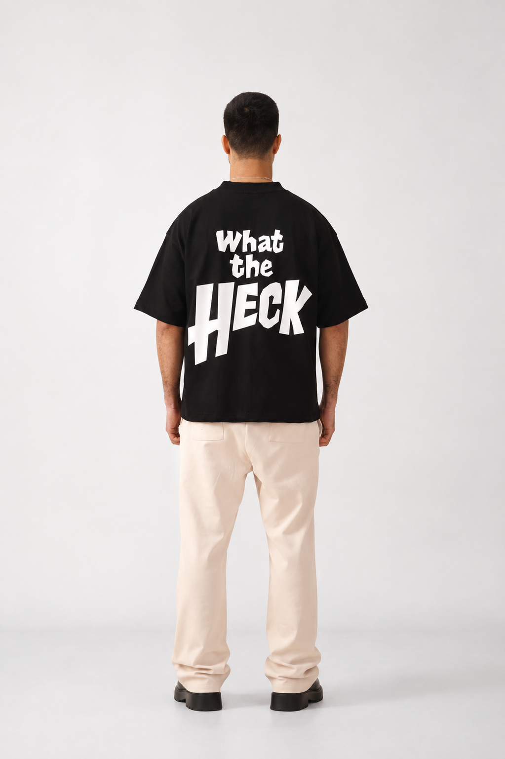 What The Heck Oversized Printed T-Shirt – Premium Streetwear by Dhaaga Beats