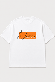 Never Look Back Oversized Printed T-Shirt – 240 GSM Premium Streetwear by Dhaaga Beats