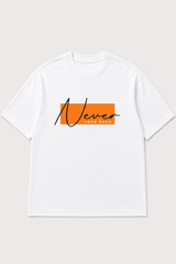 Never Look Back Oversized Printed T-Shirt – 240 GSM Premium Streetwear by Dhaaga Beats