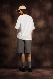 Never Look Back Oversized Printed T-Shirt – 240 GSM Premium Streetwear by Dhaaga Beats