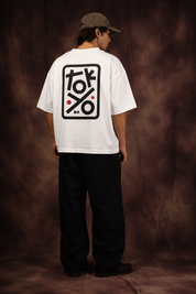 Tokyo Abstract Geometry Oversized Printed T-Shirt – 240 GSM Premium Streetwear by Dhaaga Beats