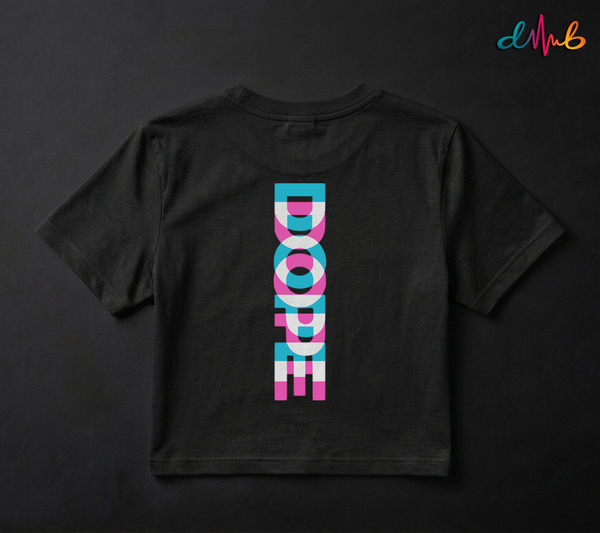 Dope Glitch Oversized Printed T-Shirt – Premium Streetwear by Dhaaga Beats