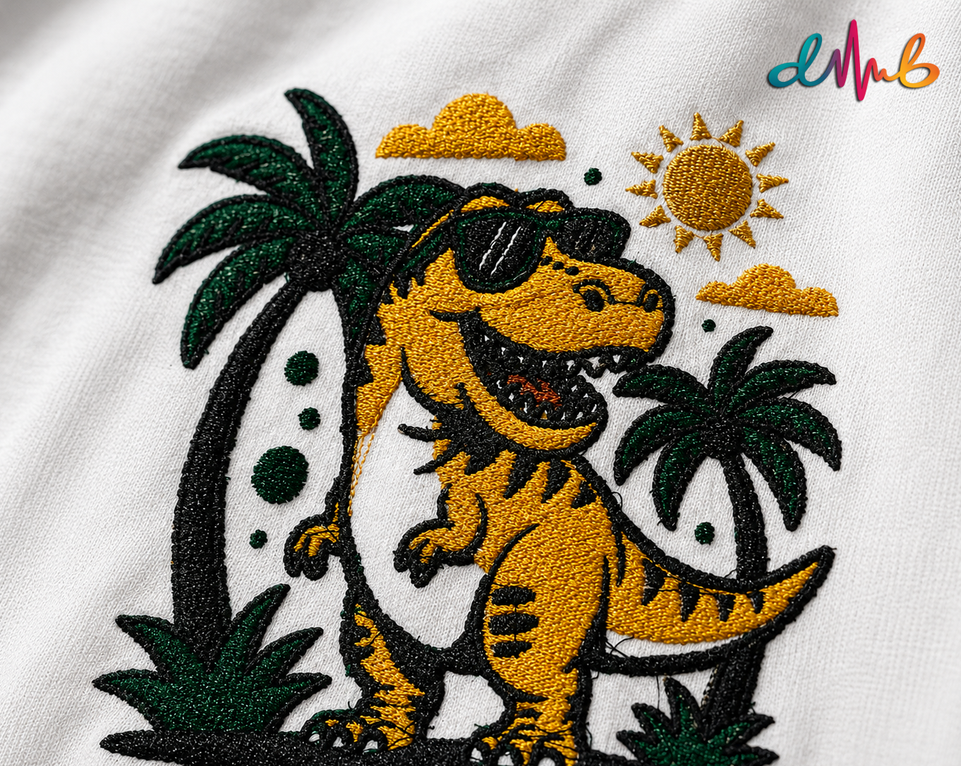 Dhaaga Beats COOL & WILD Oversized Embroidered T-Shirt – Premium Streetwear Cotton Tee