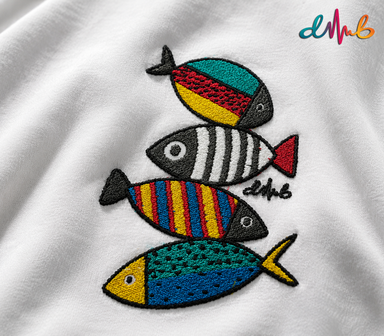 GO WITH THE FLOW Oversized Embroidered T-Shirt – Premium White Streetwear Tee