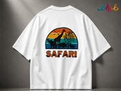 Dhaaga Beats Safari Oversized Embroidered T-Shirt – INTO THE WILD Edition