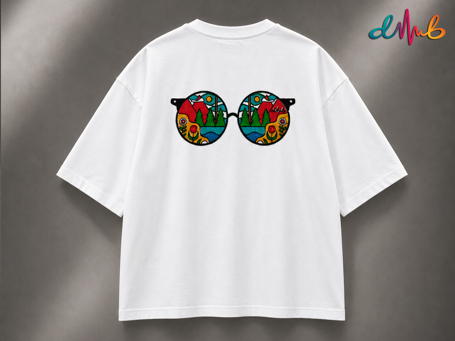 STAY WILD Oversized Embroidered T-Shirt – Premium Streetwear Cotton Tee