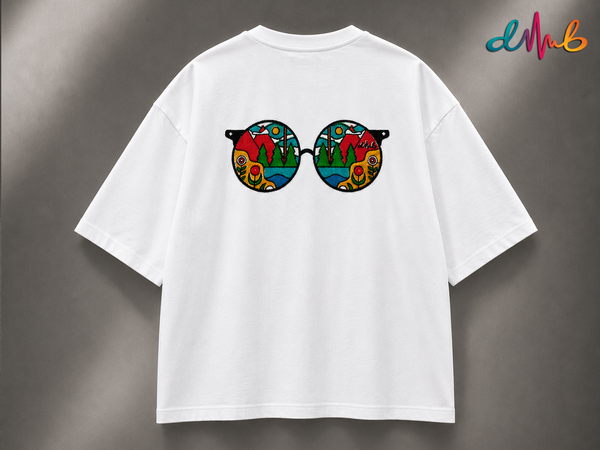 STAY WILD Oversized Embroidered T-Shirt – Premium Streetwear Cotton Tee