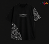 Paisley Fusion Oversized Printed T-Shirt – Premium Streetwear by Dhaaga Beats