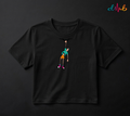 Hanging Doodle Character Oversized Printed T-Shirt – Premium Streetwear by Dhaaga Beats