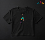 Hanging Doodle Character Oversized Printed T-Shirt – Premium Streetwear by Dhaaga Beats