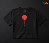 Japanese Red Sun Minimalist Printed Oversized T-Shirt – Premium Streetwear by Dhaaga Beats