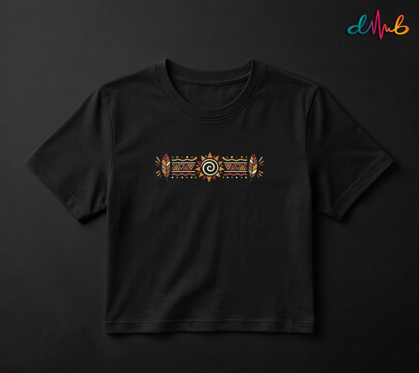 Tribal African Masks Printed Oversized T-Shirt – Premium Streetwear by Dhaaga Beats