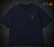 Taurus Zodiac Energy Oversized Embroidered T-Shirt – Premium Streetwear Tee | Dhaaga Beats
