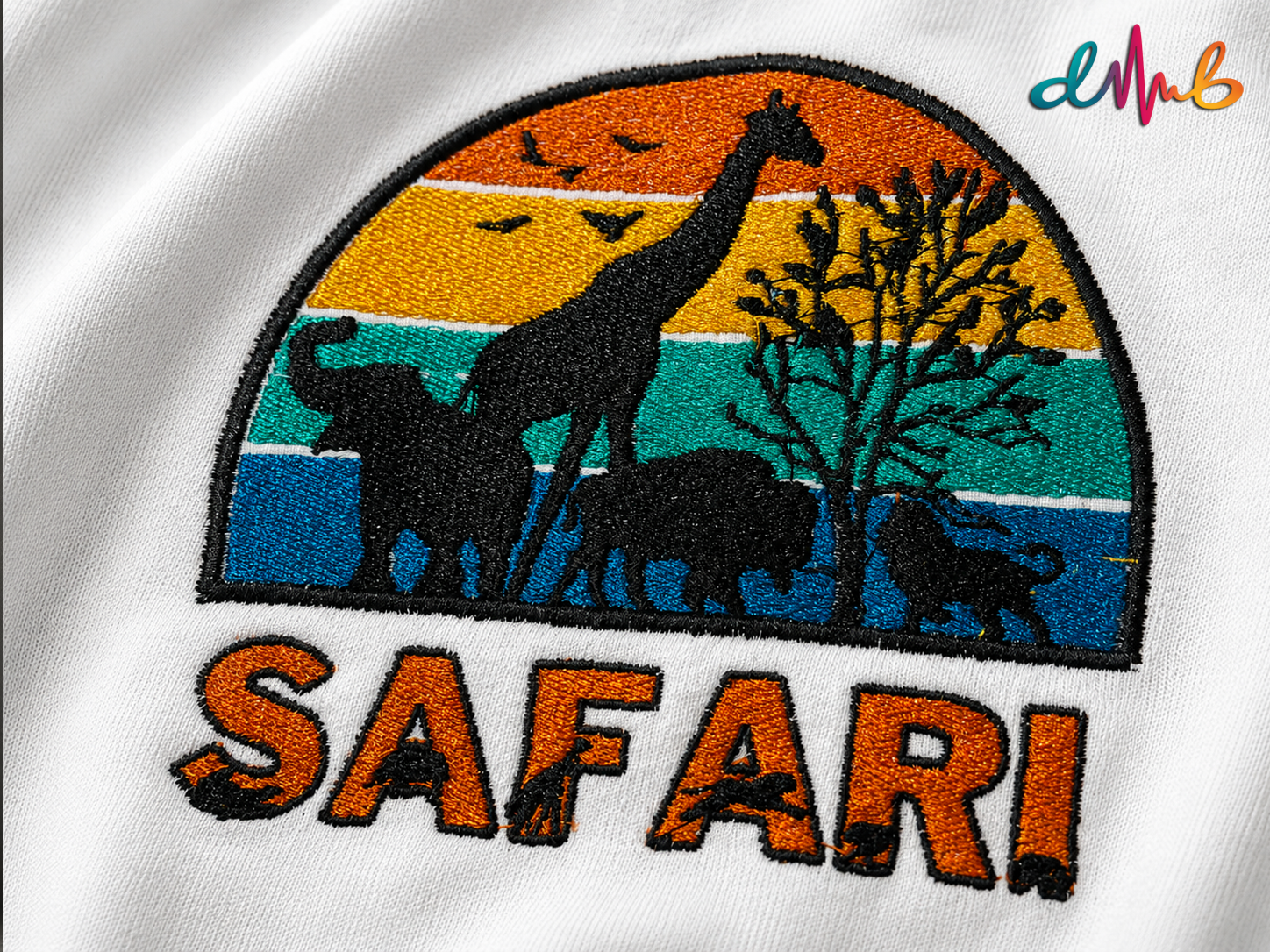 Dhaaga Beats Safari Oversized Embroidered T-Shirt – INTO THE WILD Edition
