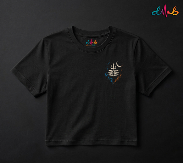 Divine Gaze of Shiva Oversized Printed T-Shirt – 240 GSM Premium Streetwear by Dhaaga Beats