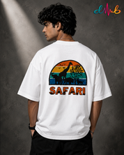 Dhaaga Beats Safari Oversized Embroidered T-Shirt – INTO THE WILD Edition