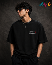 Adiyogi 🔱 Oversized Embroidered T-Shirt – Premium Black Streetwear