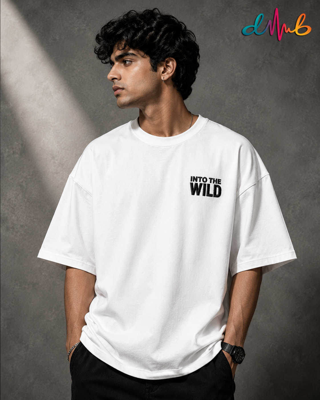 Dhaaga Beats Safari Oversized Embroidered T-Shirt – INTO THE WILD Edition