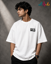 Dhaaga Beats Safari Oversized Embroidered T-Shirt – INTO THE WILD Edition